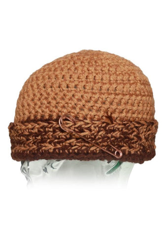 Hand Crocheted Beanie Reese Cup